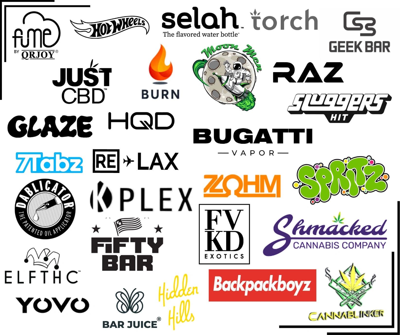 Logos of brand partners working with X Catapult