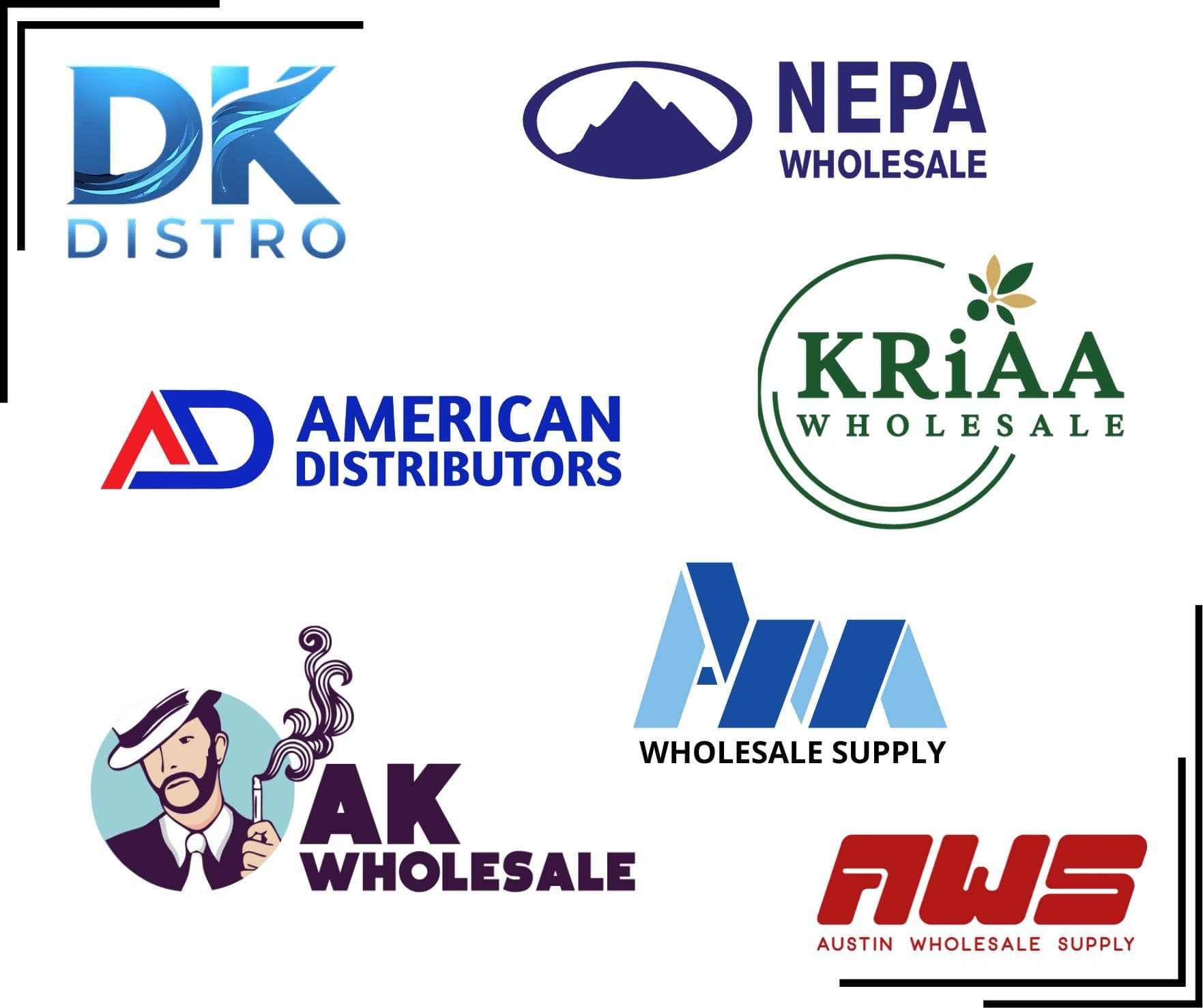 Logos of X Catapult's wholesale distribution partners
