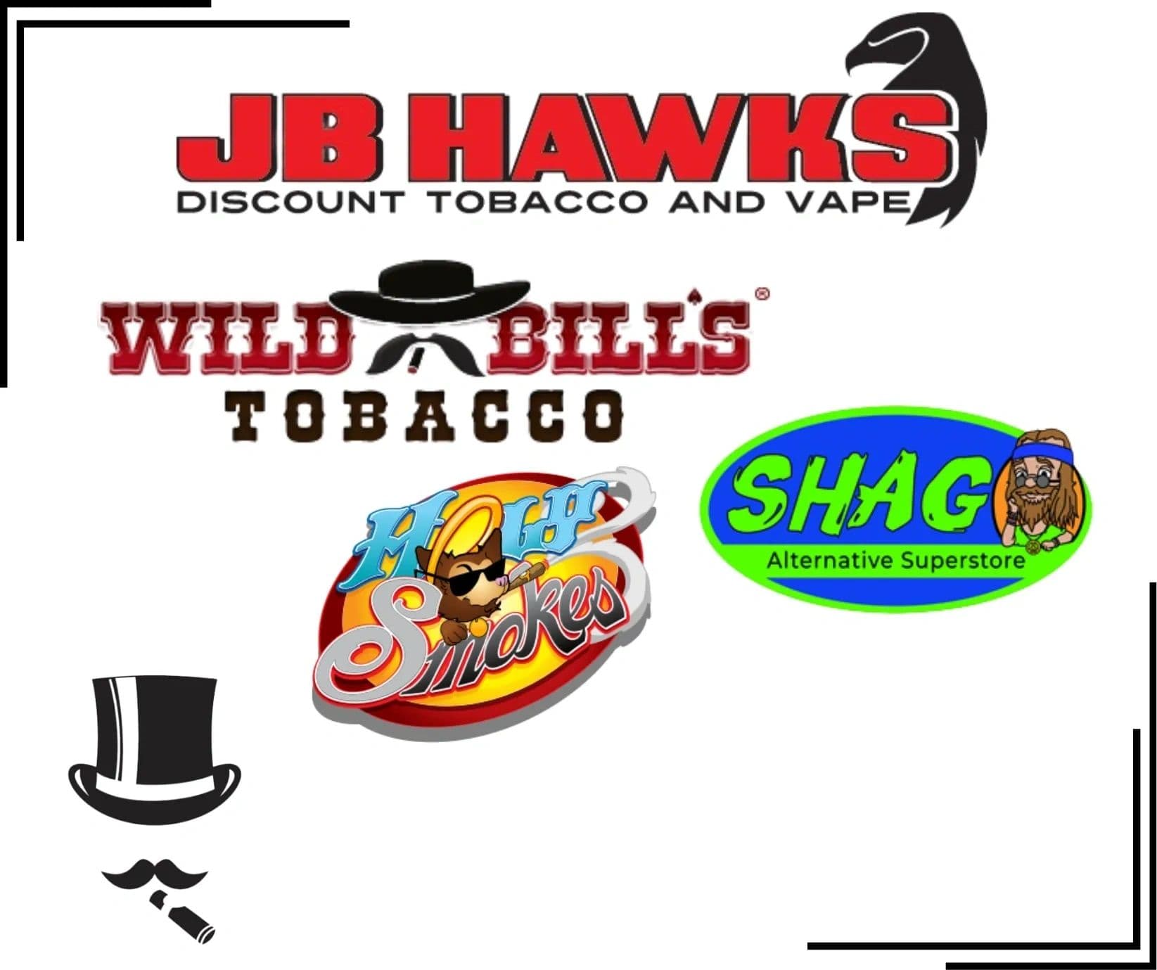 Logos of franchise store partners in the X Catapult network