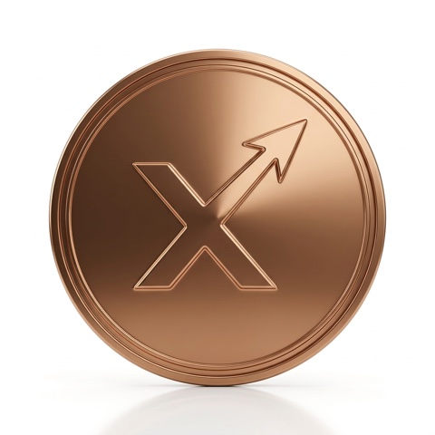 Bronze plan coin